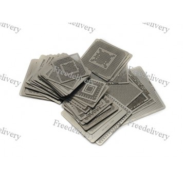 Набор из 58 BGA трафаретов для ремонта видеокарт