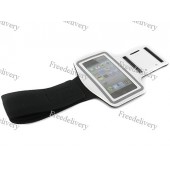 Армбенд, спортивный чехол Iphone 4 4S, белый