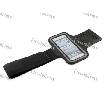 Армбенд, спортивный чехол Iphone 5 5C 5S, черный