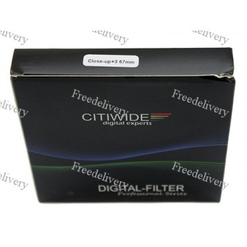 Макролинза 67мм +3 Close-up макро линза CITIWIDE