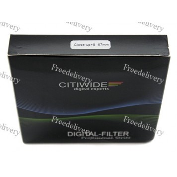 Макролинза 67мм +8 Close-up макро линза CITIWIDE
