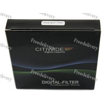 Макролинза 77мм +4 Close-up макро линза CITIWIDE