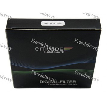 Звездный фильтр 67мм 4-х лучевой, star-4 CITIWIDE