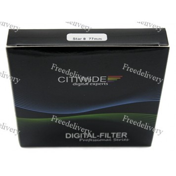Звездный фильтр 77мм 8-ми лучевой, star-8 CITIWIDE