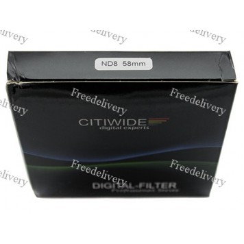 Светофильтр нейтрально-серый ND8 58мм CITIWIDE