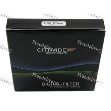 Светофильтр нейтрально-серый ND8 67мм CITIWIDE