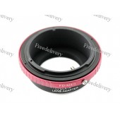 Адаптер переходник Canon FD - Micro 4/3 M4/3 красн Ulata