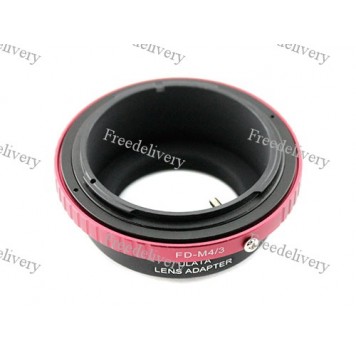 Адаптер переходник Canon FD - Micro 4/3 M4/3 красн Ulata
