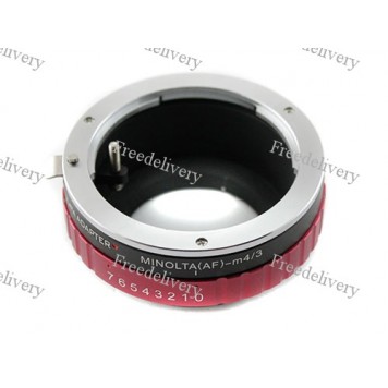 Адаптер переходник MA Sony AF - Micro 4/3, красный Ulata