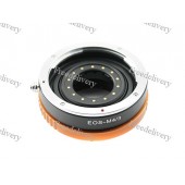 Адаптер переходник Canon EOS - M4/3 апертура золот Ulata
