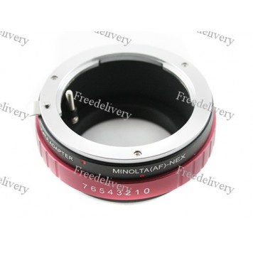 Адаптер переходник MA Sony AF - Sony NEX E красный Ulata