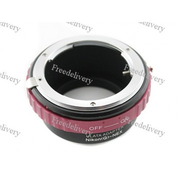 Адаптер переходник Nikon G (F) - Sony NEX E, красн Ulata