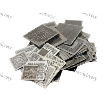 Набор из 64 BGA трафаретов для ремонта ноутбуков