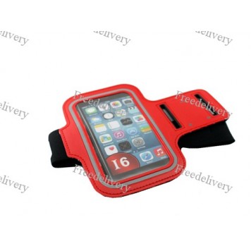 Армбенд, спортивный чехол Iphone 6 plus, красный