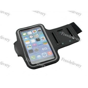 Армбенд, спортивный чехол Iphone 6, черный