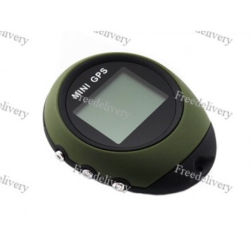 Карманный мини GPS навигатор, брелок, 16 точек