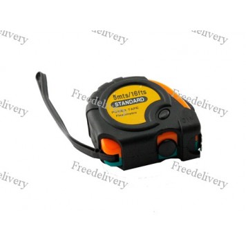 Измерительная рулетка 5м х 18мм, 3 стопора, магнит