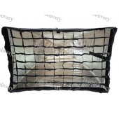 Софтбокс 60x90 см зонтичного типа с сотами