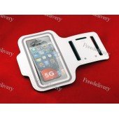Армбенд, спортивный чехол Iphone 5 5C 5S, белый