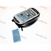 Нарамная сумка, велосумка для смартфона, L, серая