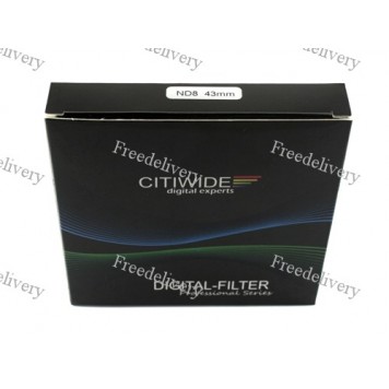 Светофильтр нейтрально-серый ND8 43мм CITIWIDE