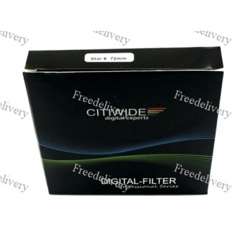 Звездный фильтр 72мм 8-ми лучевой, star-8 CITIWIDE