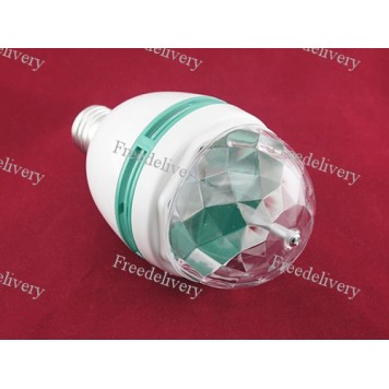 Вращающаяся LED лампа для вечеринок, 3Вт большая