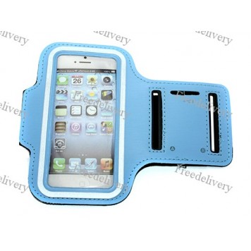Армбенд, спортивный чехол Iphone 5 5C 5S, голубой
