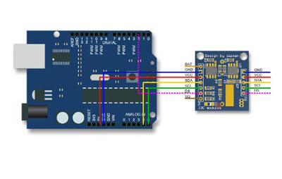 Схема подключения к Arduino контроллеру