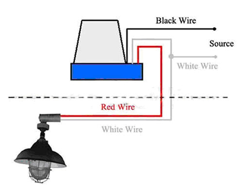 Схема подключения фотореле датчика включения уличного освещения 12В