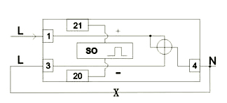 Схема подключения счетчика DDS238-1