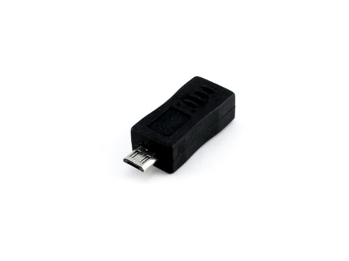Переходник адаптер miniUSB мама - microUSB папа