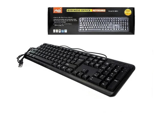Клавиатура проводная USB классическая 198i CK-8831, черная
