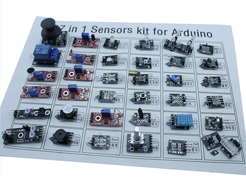 Датчики модули 37шт для Arduino Raspberry Pi, в кейсе