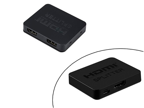 Коммутатор HDMI 1x2 порта, FullHD, 3D, сплиттер, разветвитель, компактный